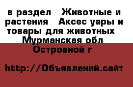  в раздел : Животные и растения » Аксесcуары и товары для животных . Мурманская обл.,Островной г.